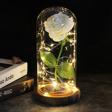 Load image into Gallery viewer, Enchanted Glass Rose Decoration

