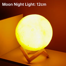 Load image into Gallery viewer, LED Moon Lamp
