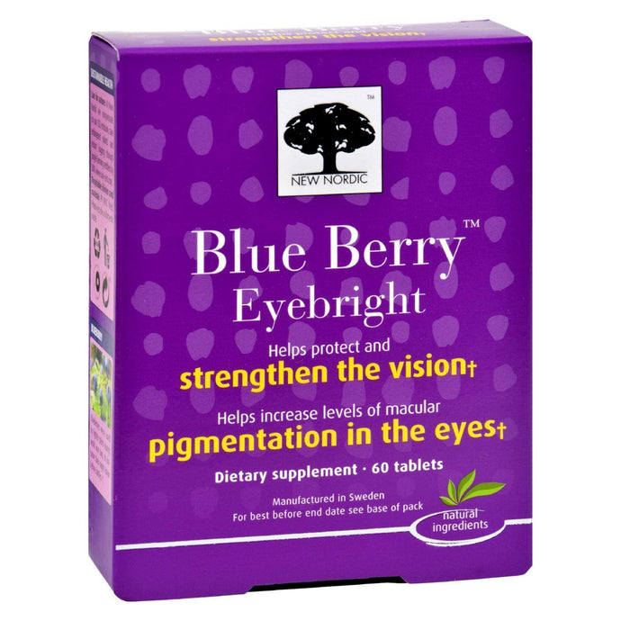 New Nordic Blue Berry Eyebright - 60 Tablets