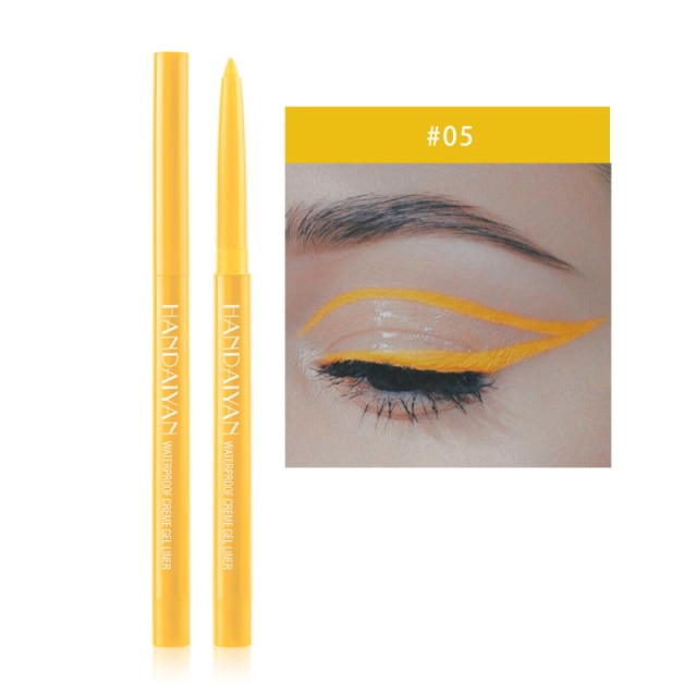 1PC 20 Colors Ultra-fine Eyeliner Gel Long-lasting Waterproof And Sweat-proof White Black Eye Liner Makeup