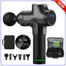 Load image into Gallery viewer, 30 Speed Massage Gun Professional Electric Fascia Gun Deep Muscle Relax Body Massager guns For Fitness Pain relief With Handbags
